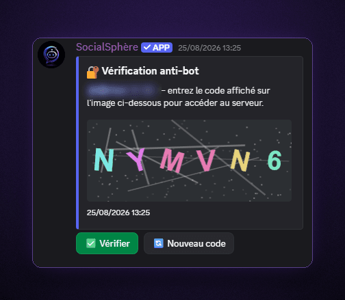 Vérification anti-bot en action